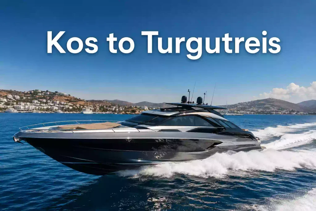 Kos to Turgutreis Private Speedboat Transfer